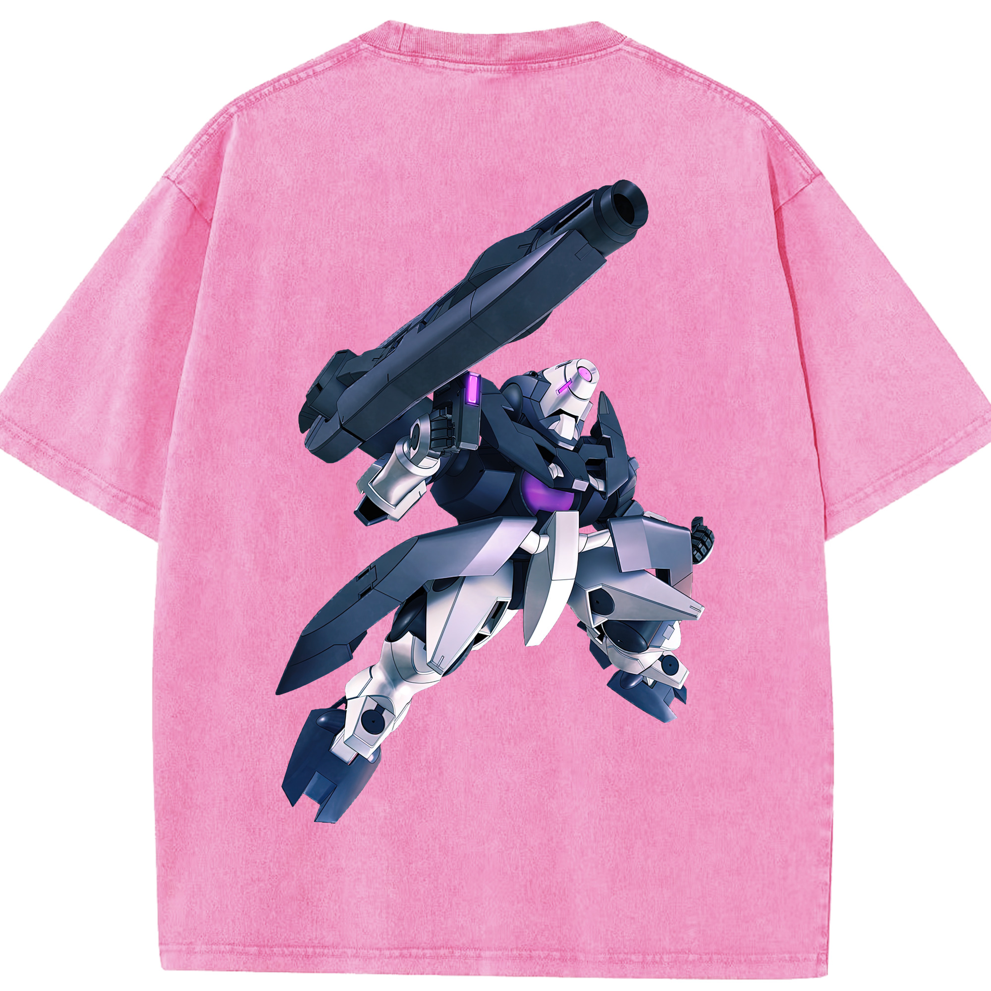 （画像用） 機動戦士ガンダム Mobile Suit Gundam 綿100% ヴィンテージ風 半袖Tシャツ（背面プリント）